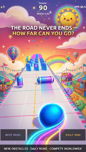 Color Road Runner Screenshot 1