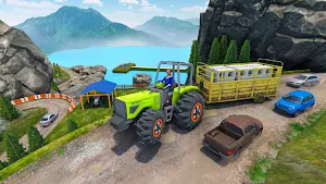 Offroad Tractor Trolley Game Screenshot 2