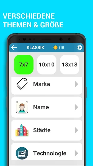 Word Search German Free Puzzle Word Game Screenshot 1