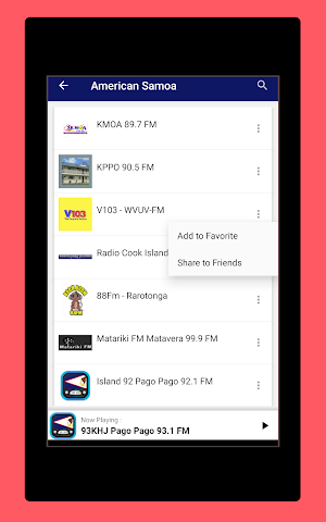 Radio American Samoa: Online FM - Stations Live Screenshot 3