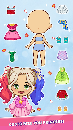 DIY Doll Dress Up: Dream Girls Screenshot 1
