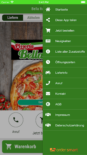 Bella Italia Lieferservice Screenshot 2