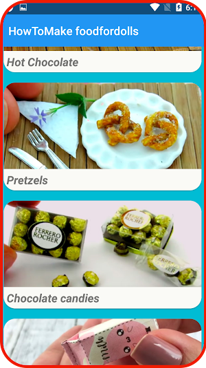 How To Make Diy food for dolls Screenshot 1