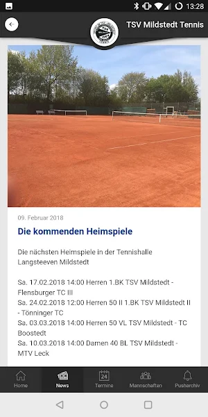 TSV Mildstedt Tennis Screenshot 1