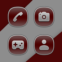 Shadow Frost Burgundy Icons