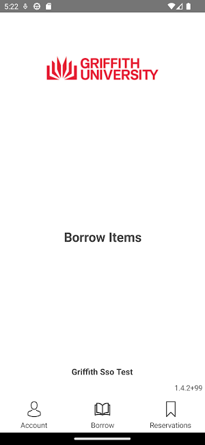 Griffith University Library Screenshot 2