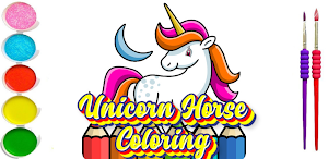 coloring pretty little horse Screenshot 0
