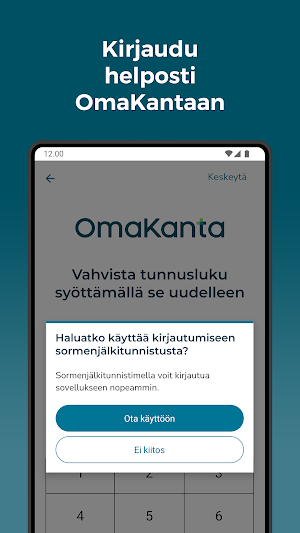 OmaKanta Screenshot 2