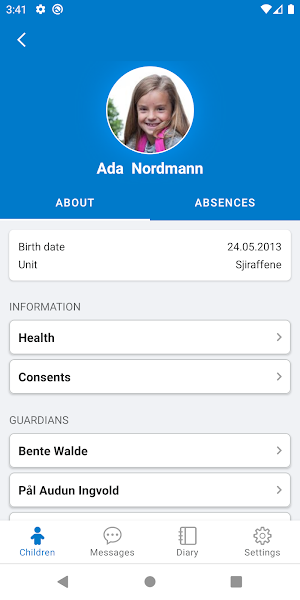 Min Barnehage Ansatt Screenshot 1