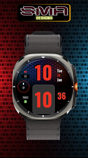 Bold Horizon SMA Watch Face-42 Screenshot 0