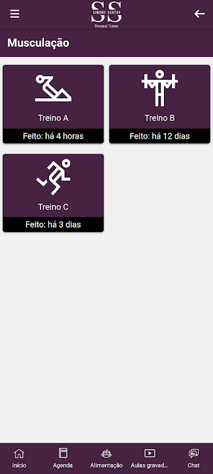Simone Santos Personal Trainer Screenshot 2