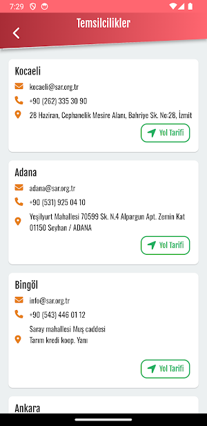 SAR Arama Kurtarma Screenshot 1