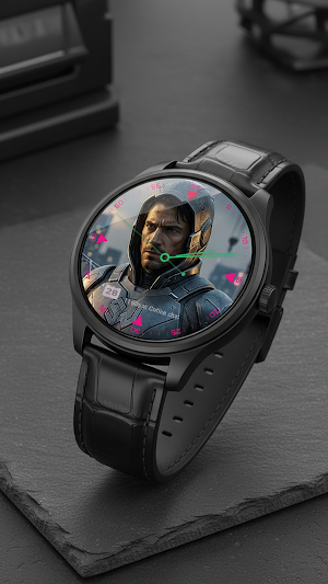 Cyber Armor Watch Face Screenshot 2
