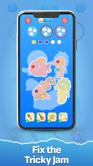 Pop Aqua: Bubble Puzzle Screenshot 1
