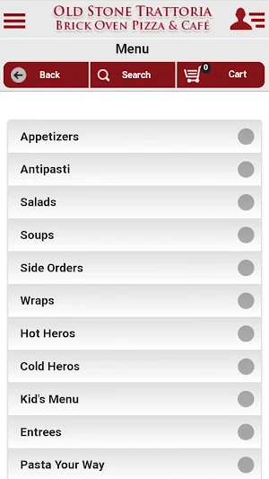 Old Stone Trattoria Screenshot 1