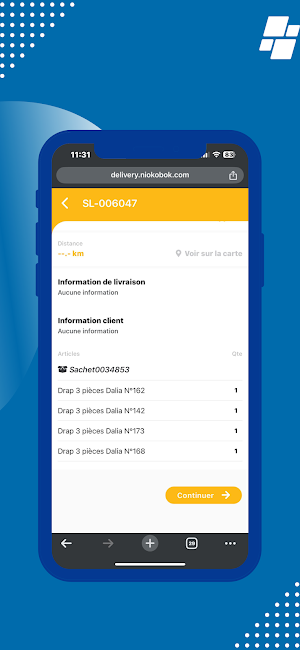 Niokobok - Livraison Screenshot 2