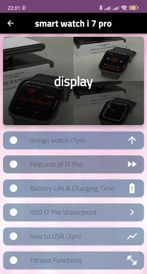 smart watch i 7 pro guide Screenshot 0
