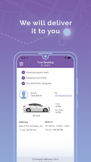 eZhire - Rental Car, Delivered #on-demand Screenshot 3