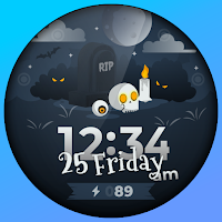 SH069 Watch Face, Halloween
