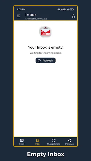 Temp Email: No Trace Mail Screenshot 1