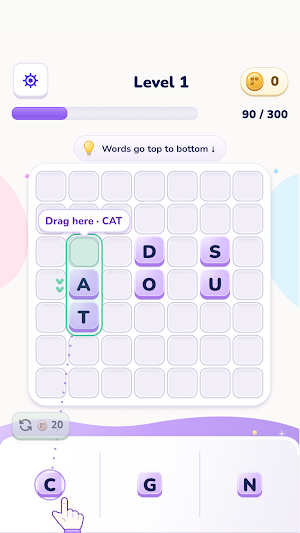 Spellomino: Word Block Puzzle Screenshot 0