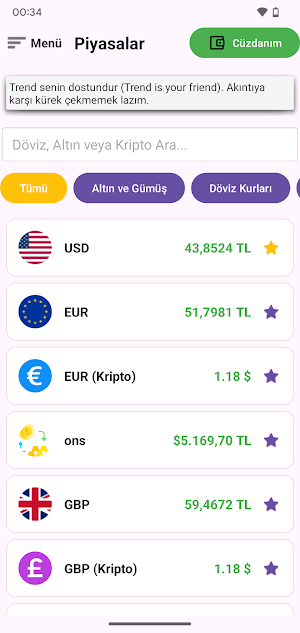 Portal Finans: Döviz & Altın Screenshot 0