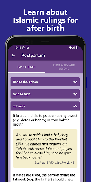 Muslim Pregnancy Companion Screenshot 2