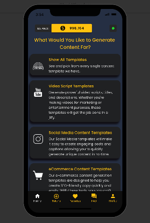 AI Word Wizard: Content Writer Screenshot 0