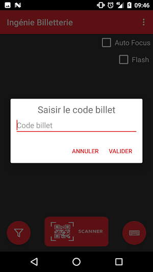 Contrôle billetterie INGENIE Screenshot 1