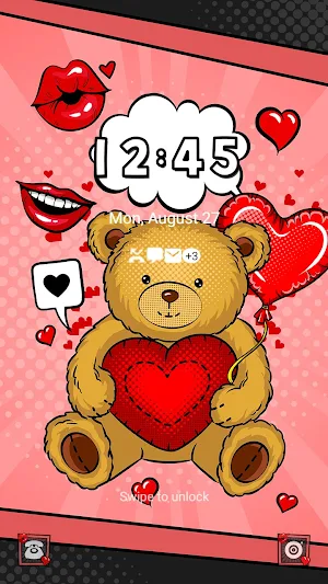 Love Bear Comics - Wallpaper Screenshot 1