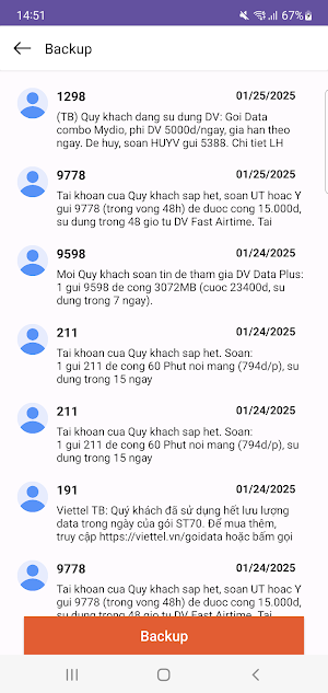 Recover All Deleted Messages Screenshot 1