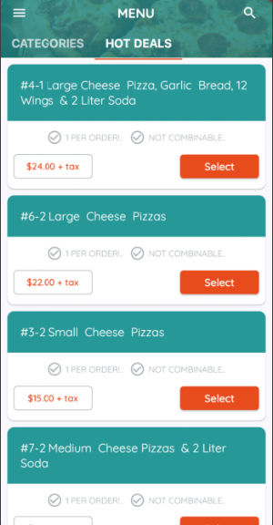 Pizza Choice Springfield MA Screenshot 1