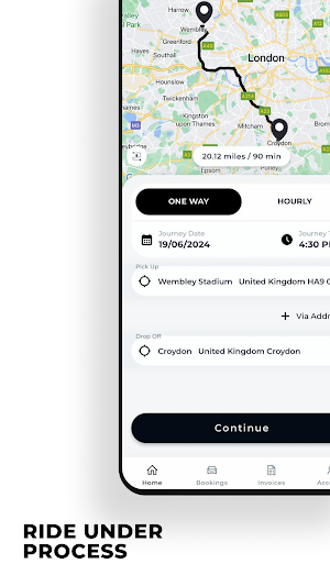 BK Executive Cars Booking Screenshot 0
