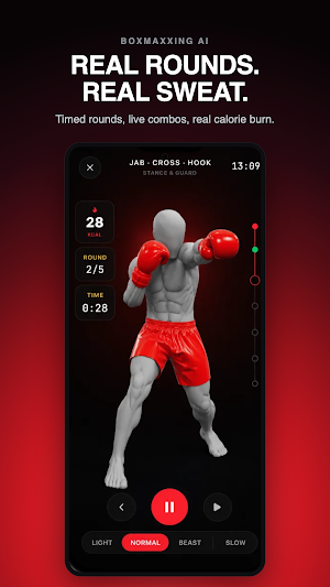 BoxMaxxing: AI Boxing Workout Screenshot 1