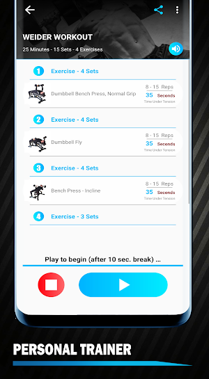 Dumbbell Workout & barbell Workout Weight PRO Screenshot 3