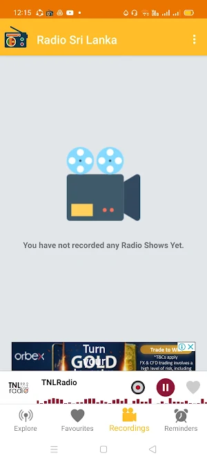 Radio Srilanka : Online FM App Screenshot 3