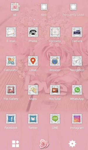 Roes Bouquet Theme Screenshot 2