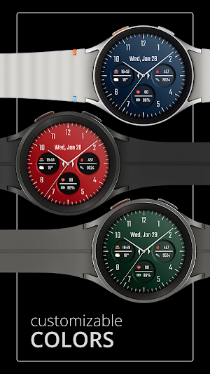 DADAM118: Analog Watch Face Screenshot 1