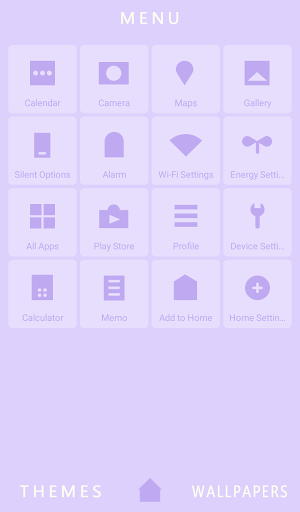Wallpaper Simple Pastel Color (Lavender) Theme Screenshot 1
