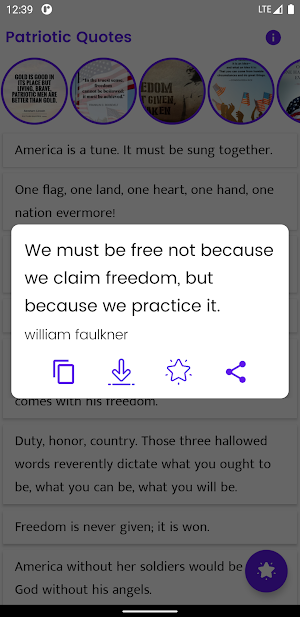 Patriotic Quotes and Sayings Screenshot 1