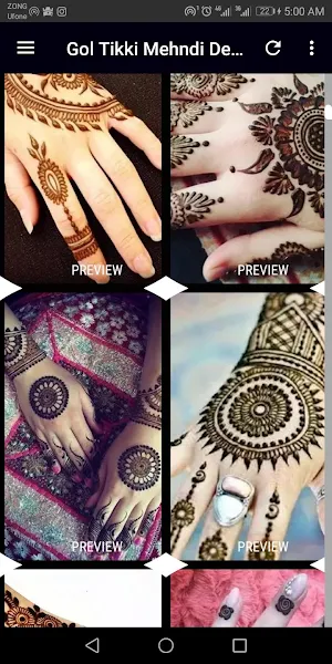 Gol Tikki Mehndi Designs 2019 Screenshot 1