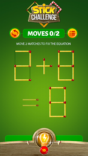 Stick Math Games – Matchsticks Logic Math Puzzle Screenshot 1