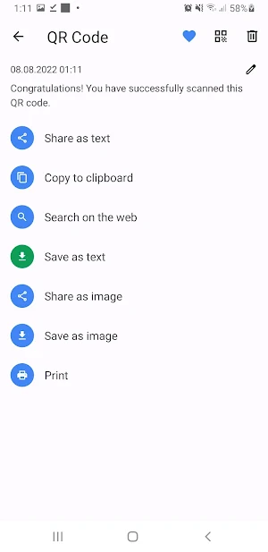 QR & Barcode Scanner Screenshot 3