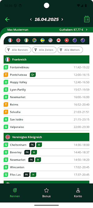 WETTSTAR Screenshot 1