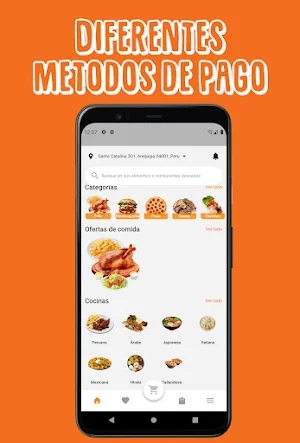 Upmarket - Comida a domicilio Screenshot 2