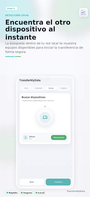 TransferMyData Screenshot 2