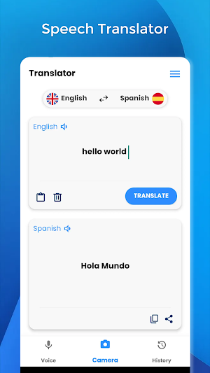Speech Translator Screenshot 0