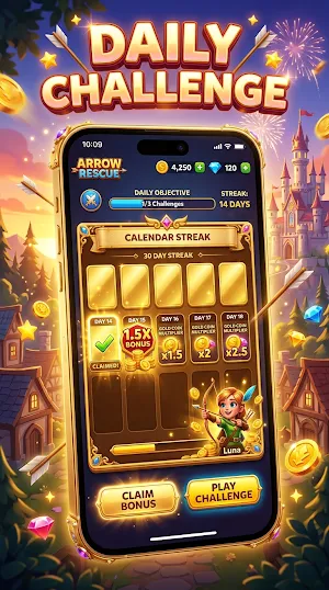 Arrow Rescue: Solve & Earn Screenshot 1
