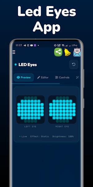 Led Eyes App Screenshot 2