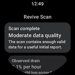 WristRevive: Battery Tests Screenshot 3